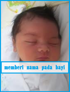 memberi nama pada bayi